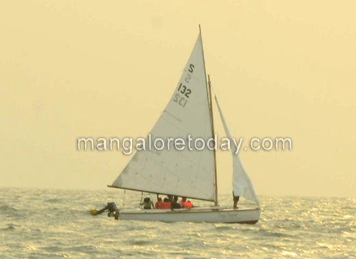 Sailing boat in panambur, mangalore